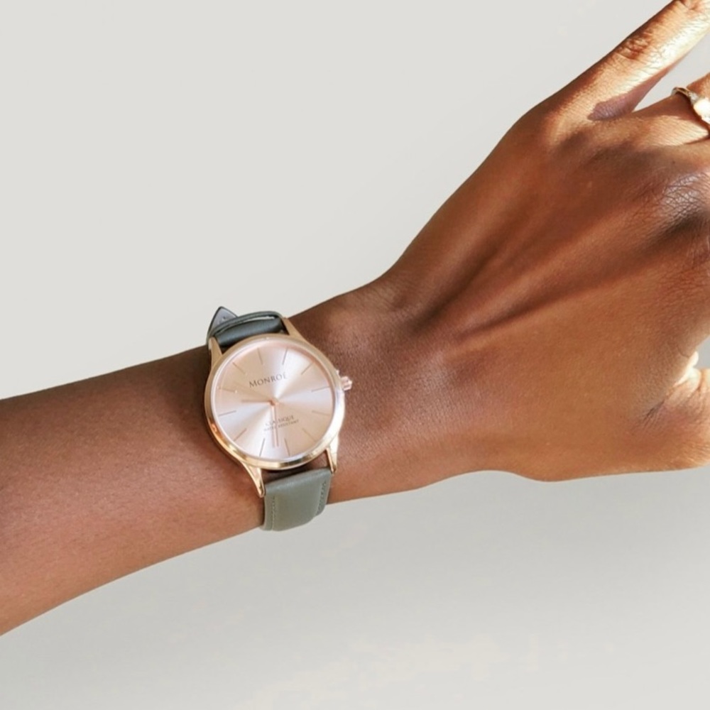 Monroe Classique Watch In Sunburst Solerose